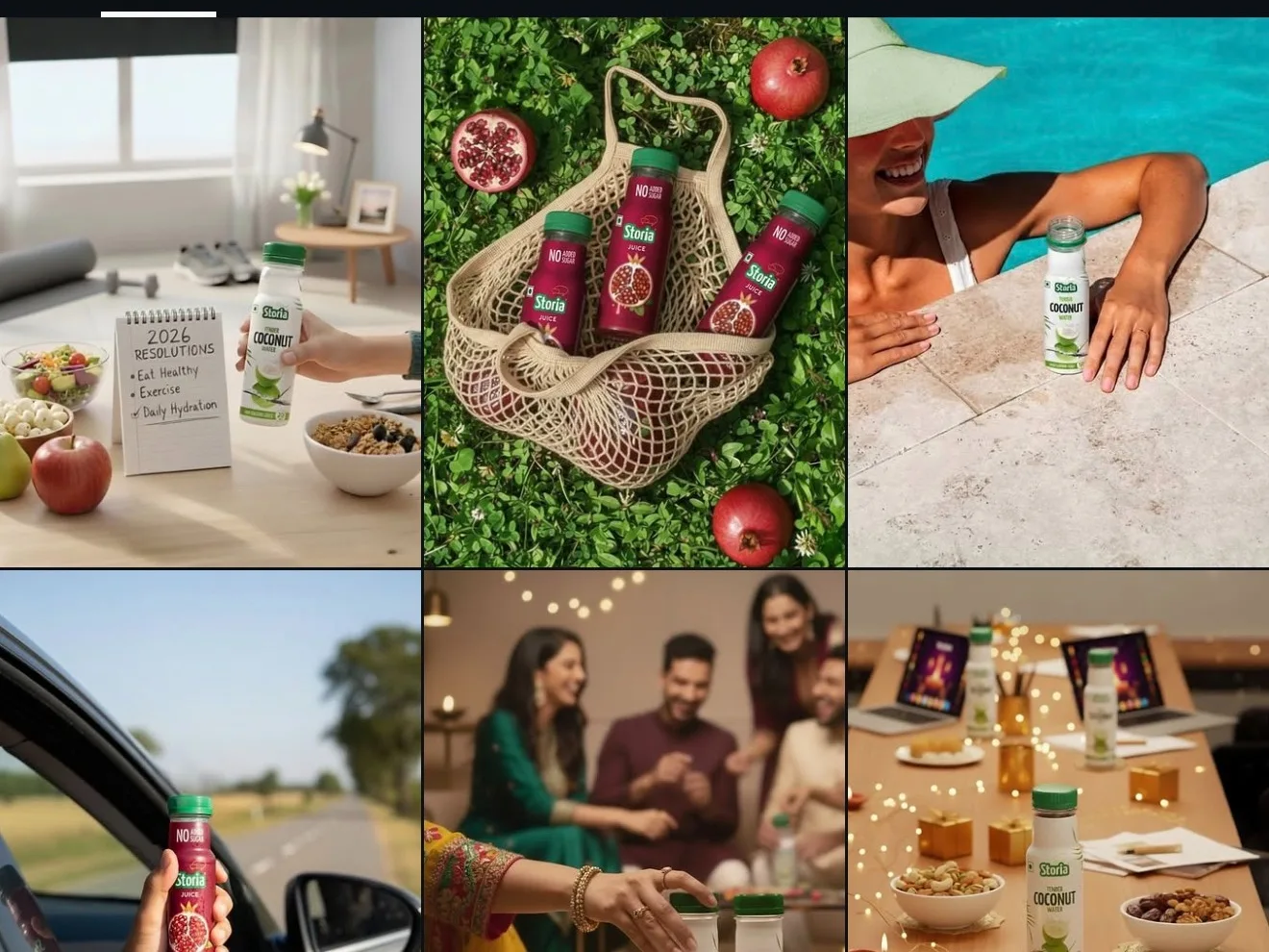 Social media for Storia Foods and beverages