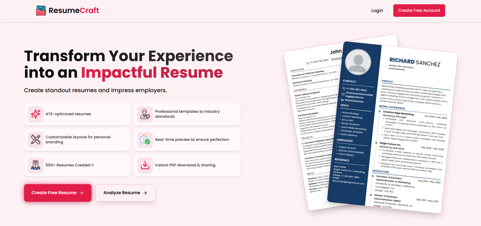 Resume Craft