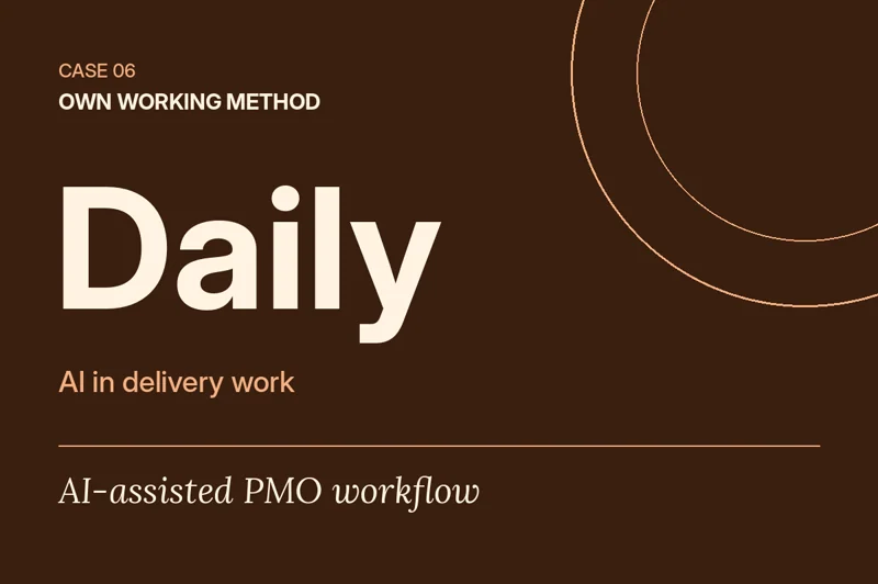 AI-assisted PMO workflow