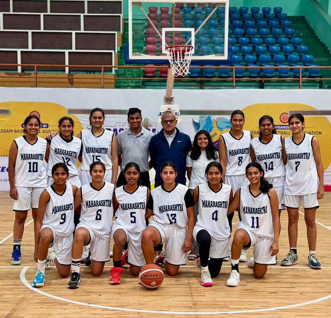 Maharashtra State Women Basketball Team Participating in 1st U-23 National Basketball Championshi...