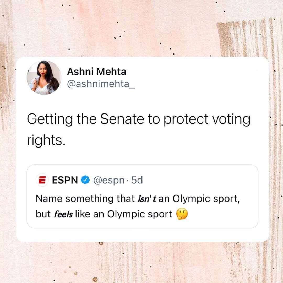 Congress needs to do it’s job and stop voter suppression and extreme gerrymandering in its tracks.
