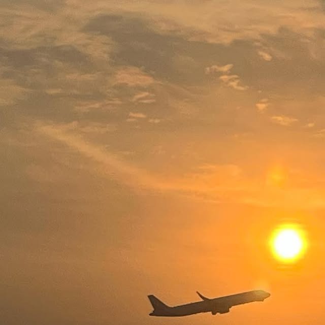 Early morning takeoffs at Kolkata.
