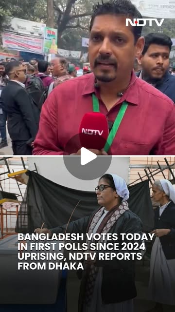 Bangladesh is voting for a crucial national election today, the first since the…