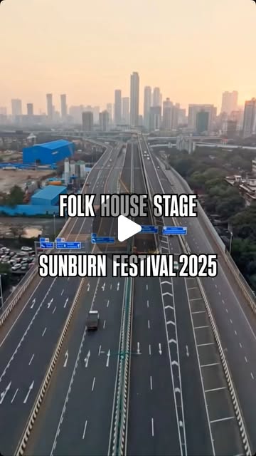 Folk House Stage at Sunburn Festival 2025 ❤️‍🔥