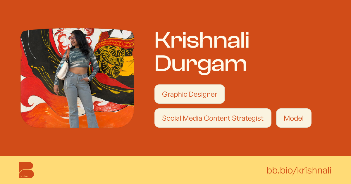 Krishnali Durgam | Graphic Designer | bb.bio