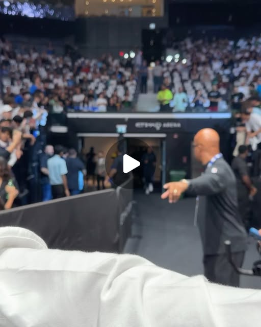 Words will never be enough to describe what I felt at the #NBA #AbuDhabi Game 2…