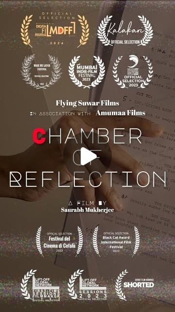 Official trailer of 'Chamber of Reflection', My dark comedy short film.