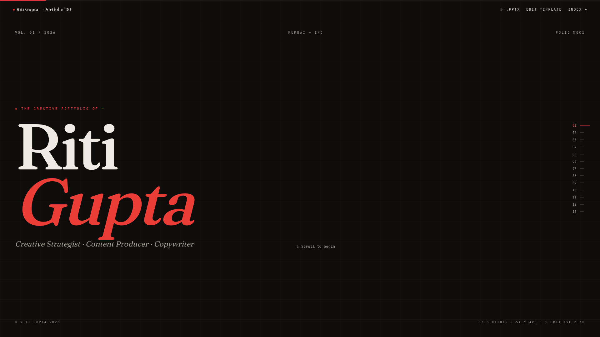 Riti Gupta — Creative Marketing Portfolio