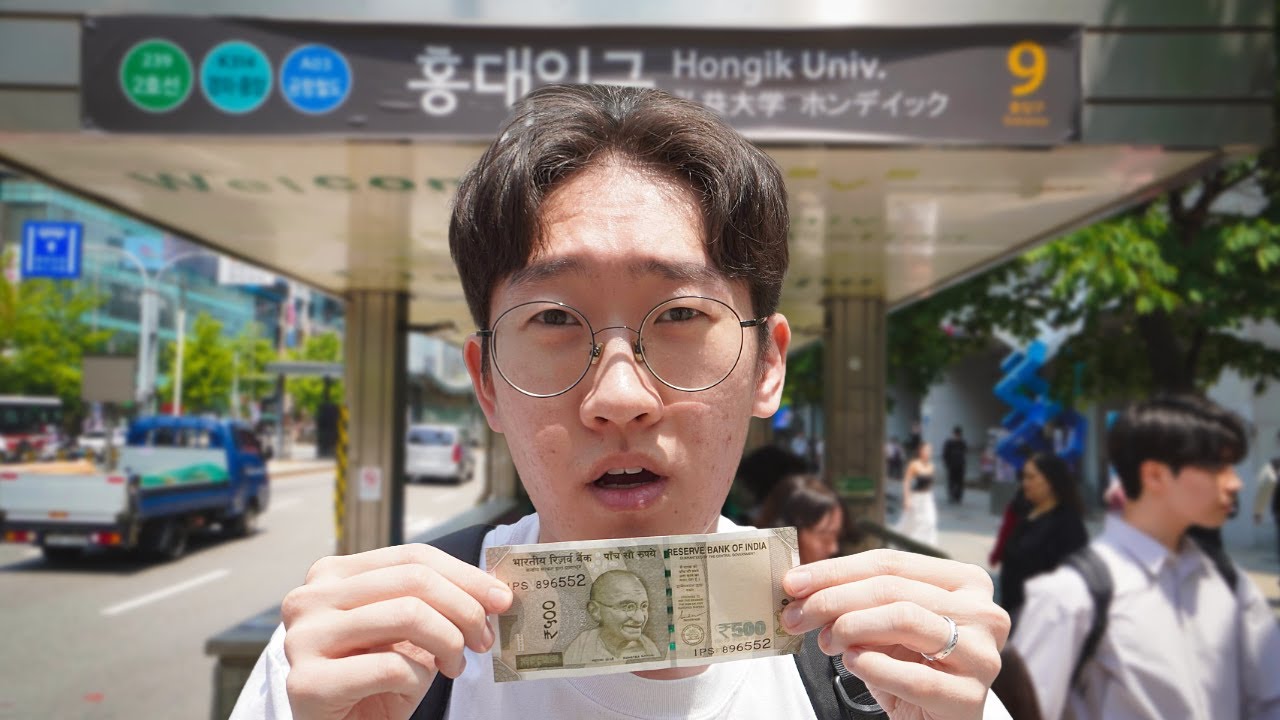 🇰🇷 KOREAN tries DATING with Rs.2000 in Korea (with Hindi speaking friend)