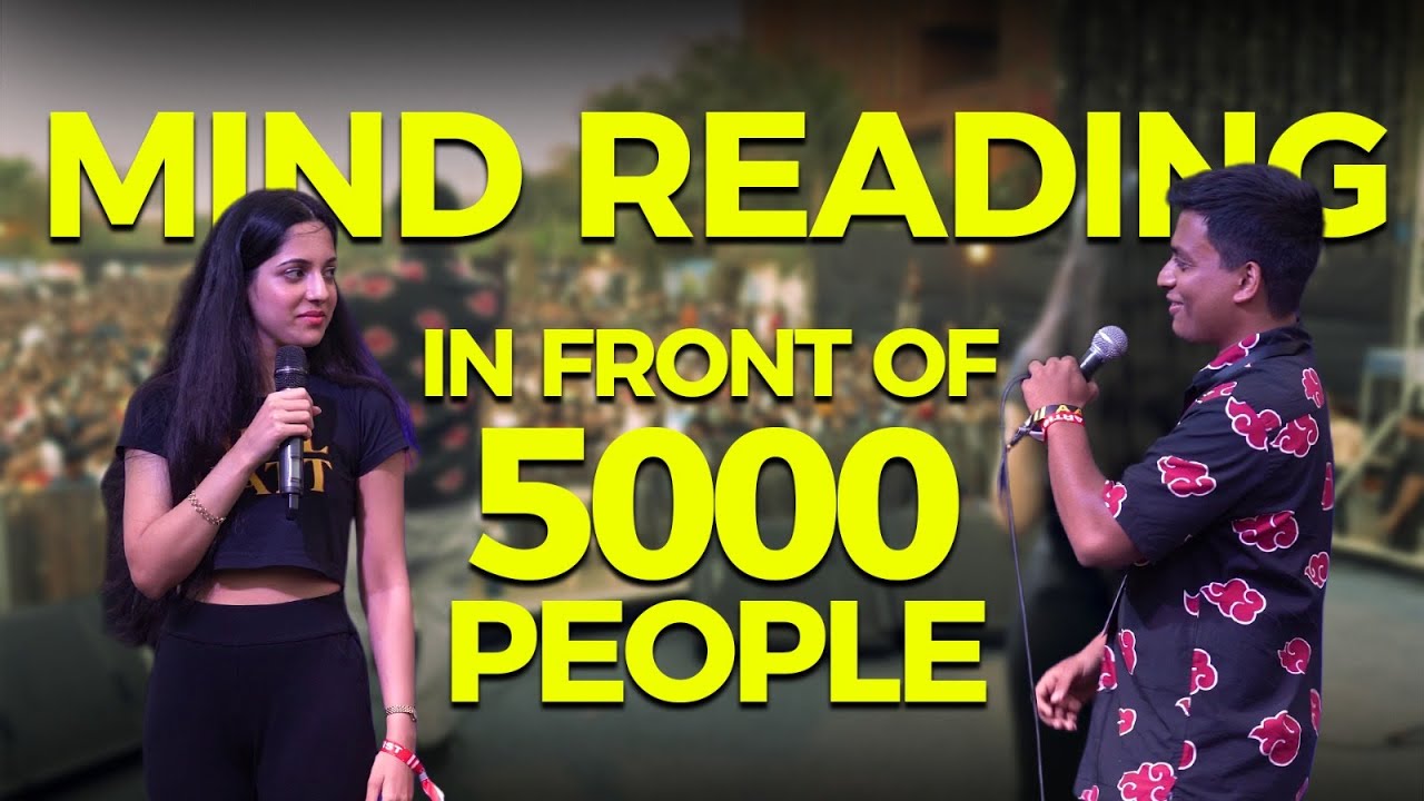 Reading MINDS with 5000 Audience!! ft. @avantinagral