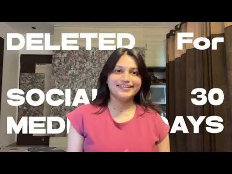 I DELETED social media for 30 Days and this is what happened